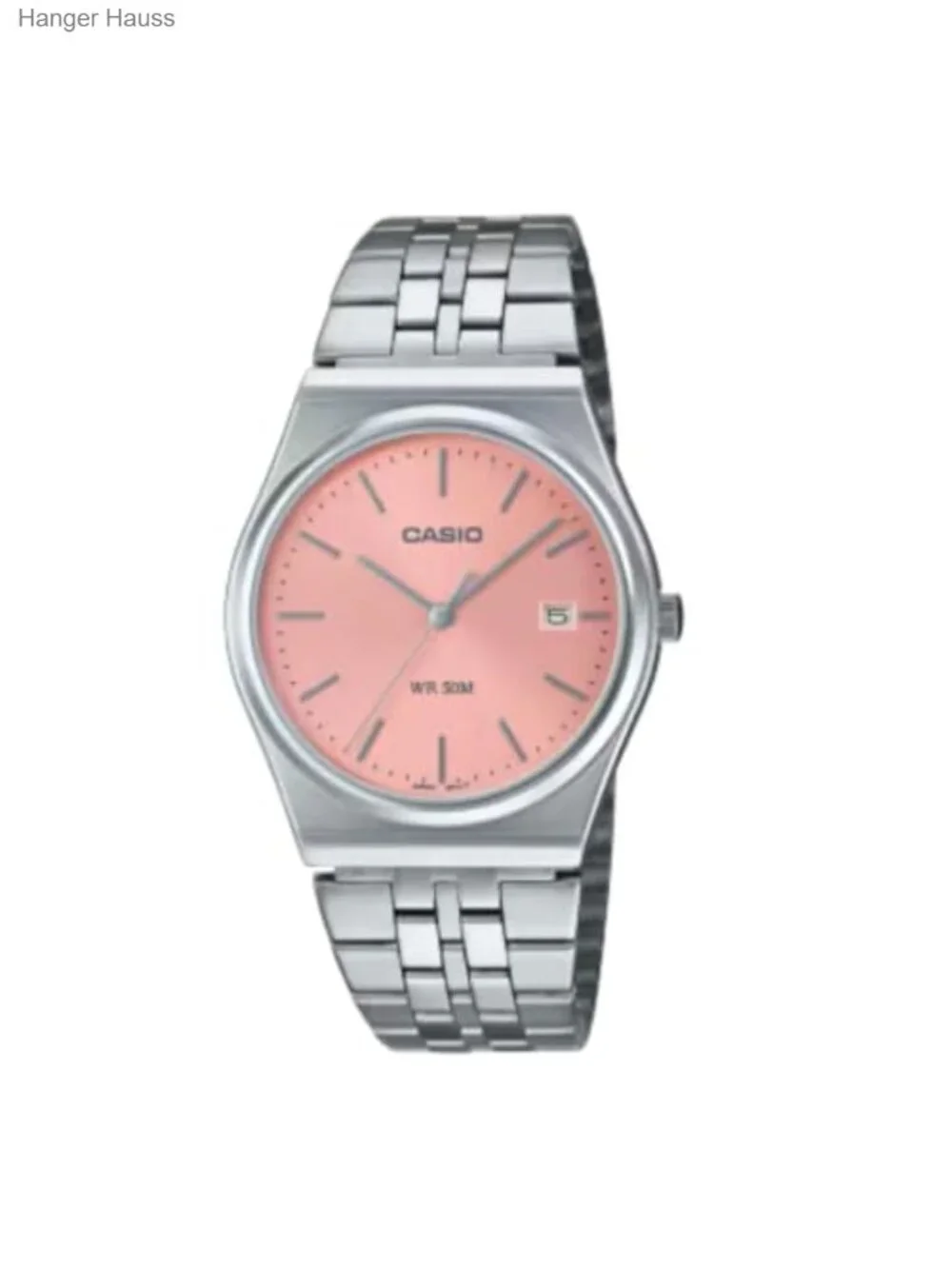 Vintage Men's Stainless Steel Analog Watch 3-Hand Quartz
